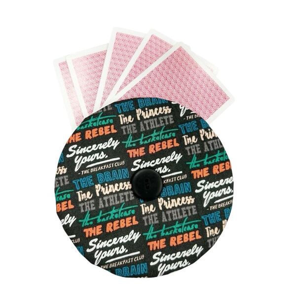 Card Holder for Card Games Handmade Breakfast Club - Picture 2 of 2